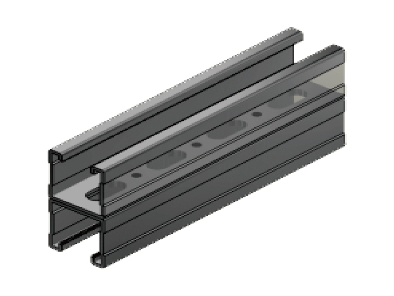 雙拼沖孔C型槽鋼